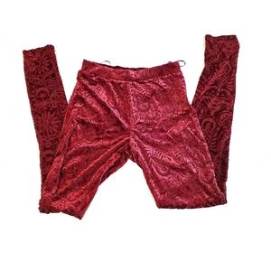 Killstar velvet leggings pants